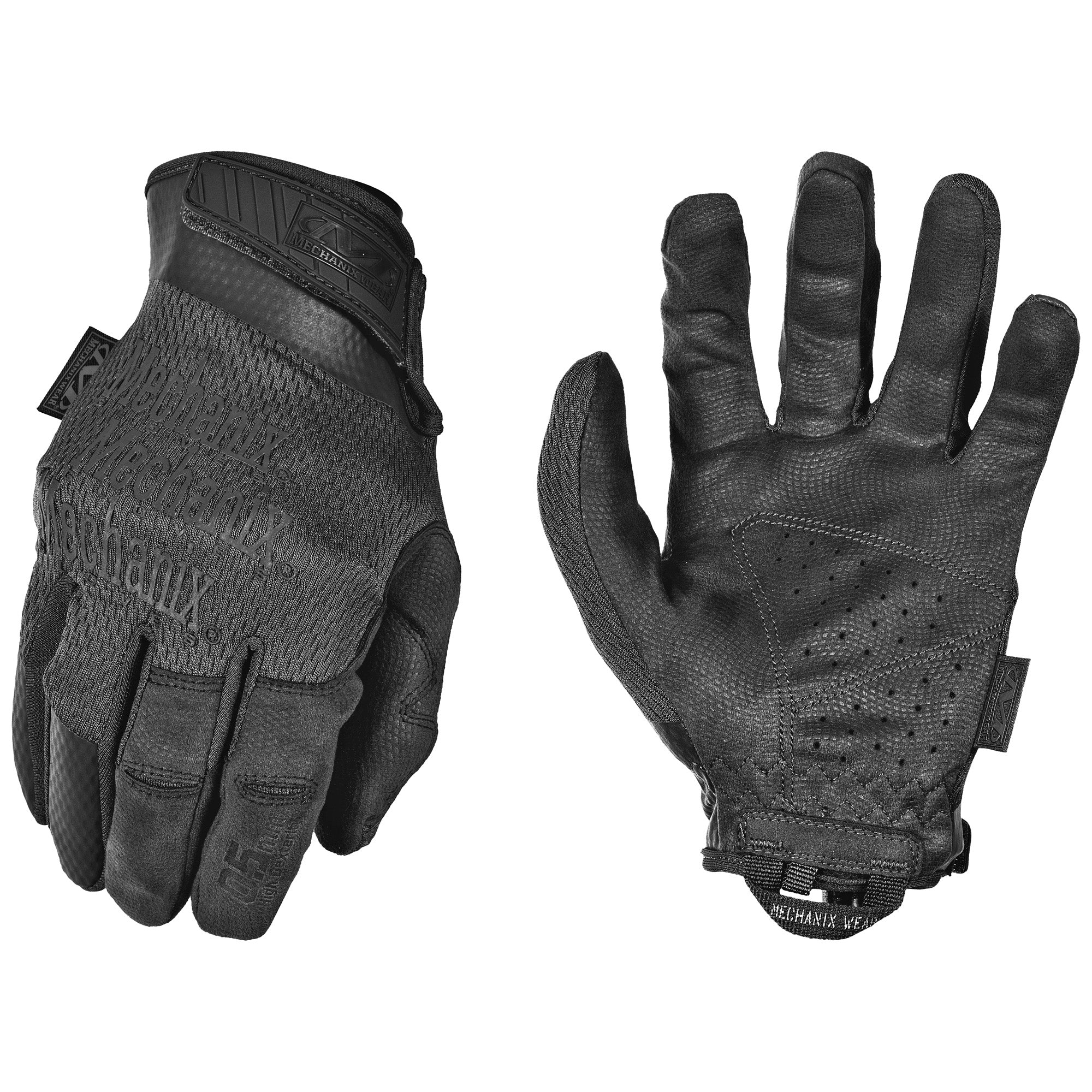 Mechanix Wear Specialty 0.5mm Covert XL Shooting Gloves in Black