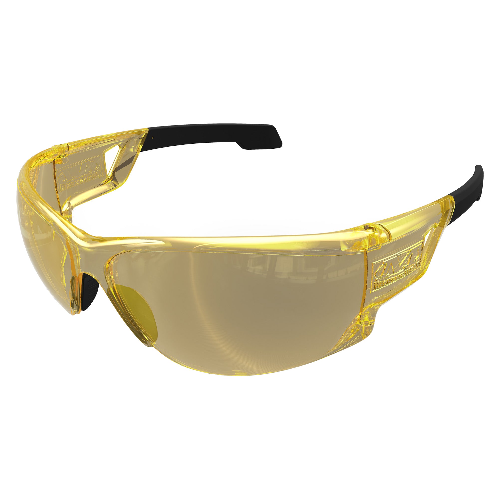 Mechanix Wear Vision Type-N Safety Glasses with Amber Lenses - Black Frame