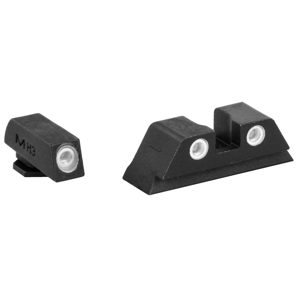 Meprolight Tru-Dot Night Sight for Glock 17, 19, 22, and 23 – Green and Orange Illumination