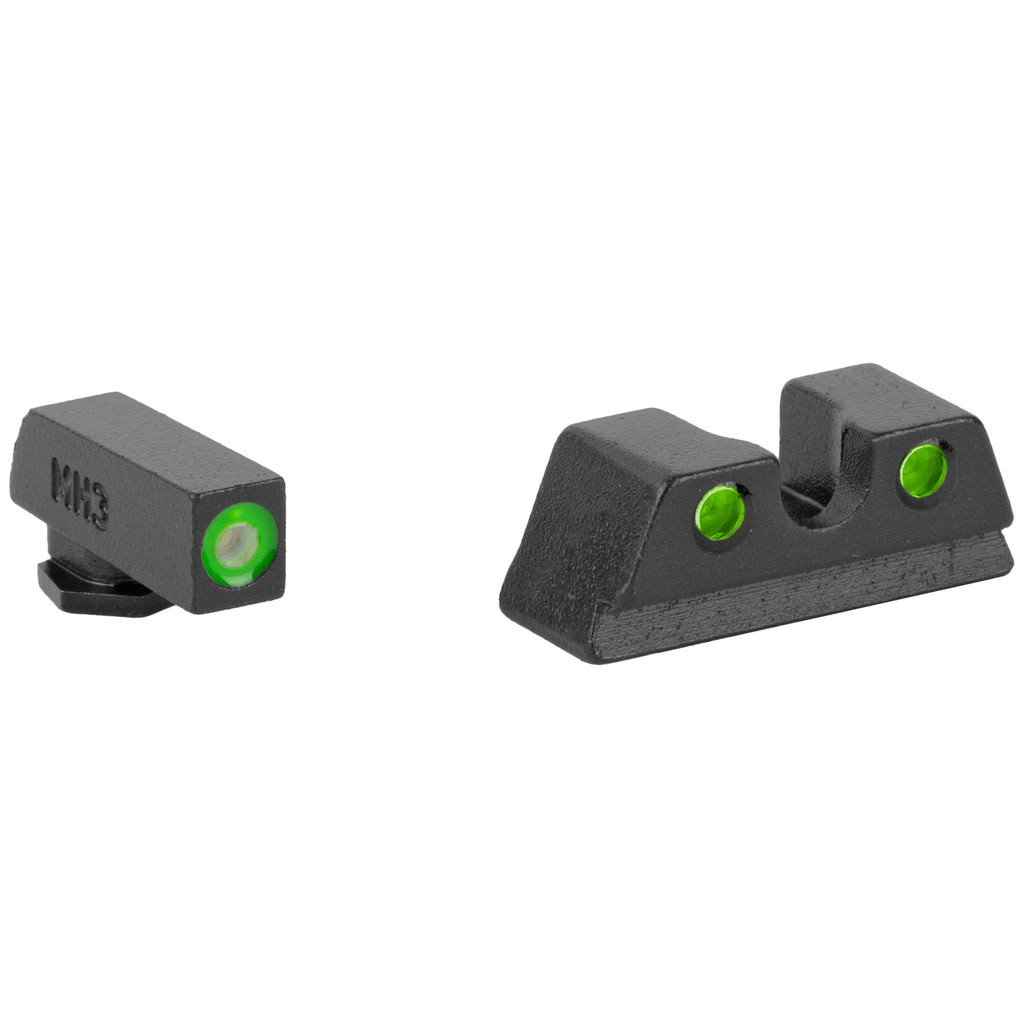 Meprolight Hyper-Bright Green Handgun Sight for Glock 42/43