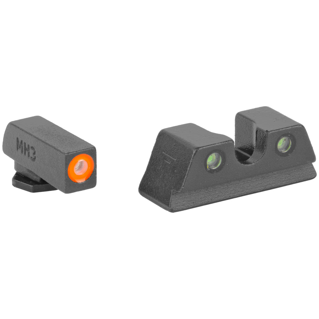 Meprolight Hyper-Bright Green and Orange Pistol Sight for Glock 42/43