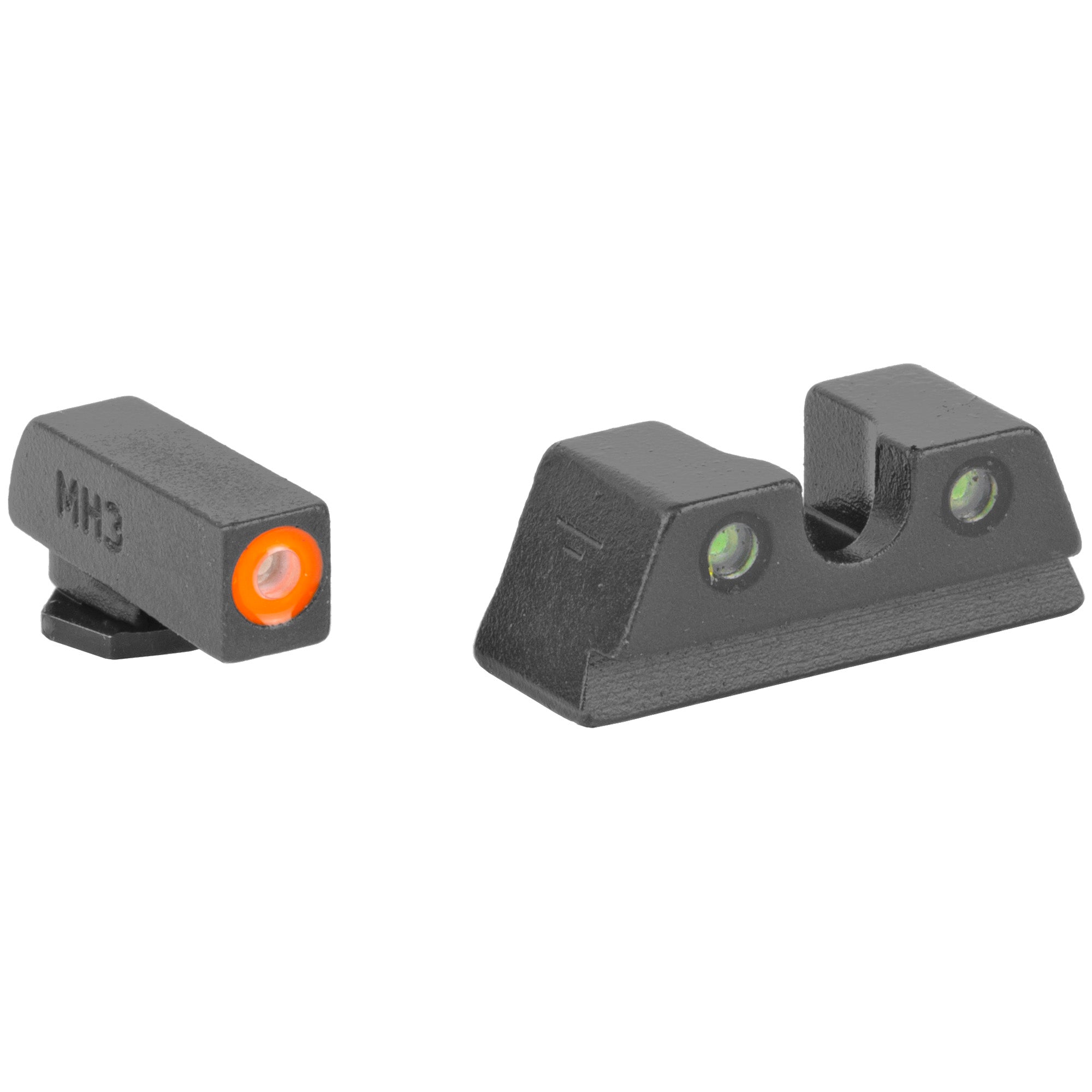 Meprolight Hyper-Bright Green and Orange Pistol Sight for Glock 42/43