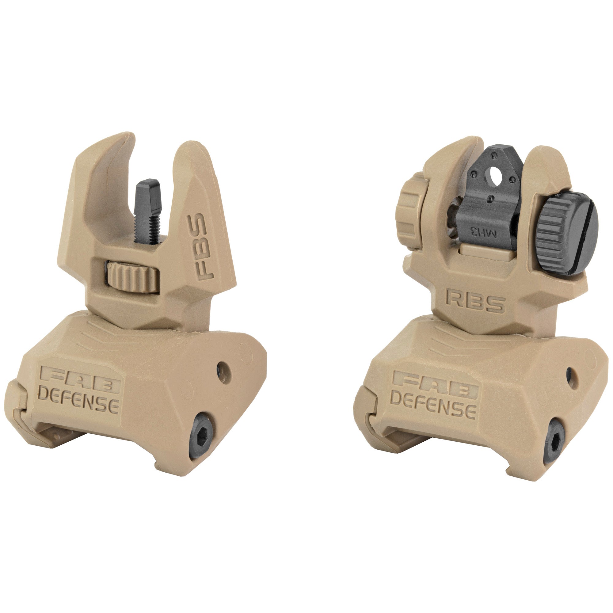 Meprolight FRBS Dual-Aperture Tritium Backup Sights with Green and Orange Illumination
