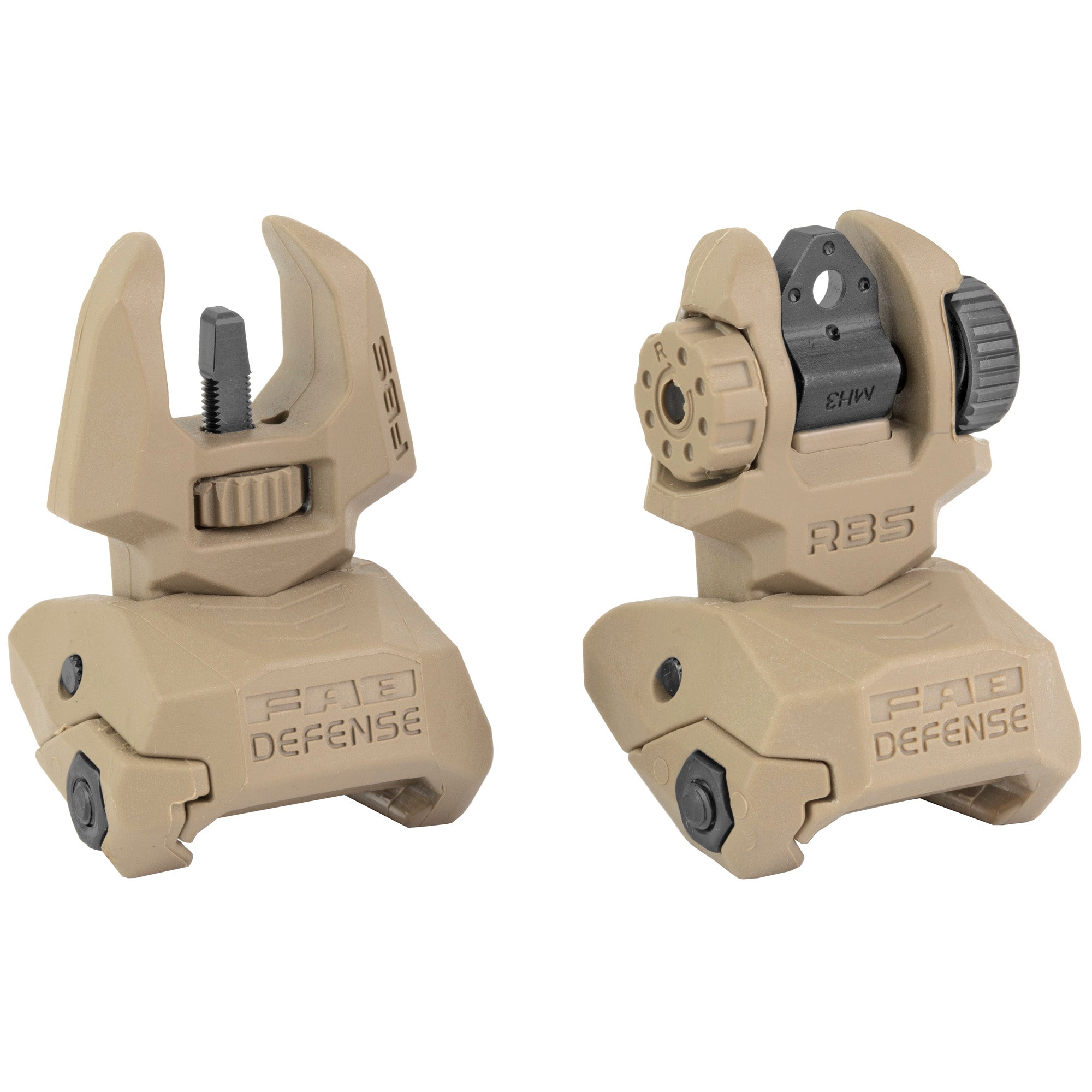 Meprolight FRBS Dual-Aperture Tritium Backup Sights with Green and Orange Illumination