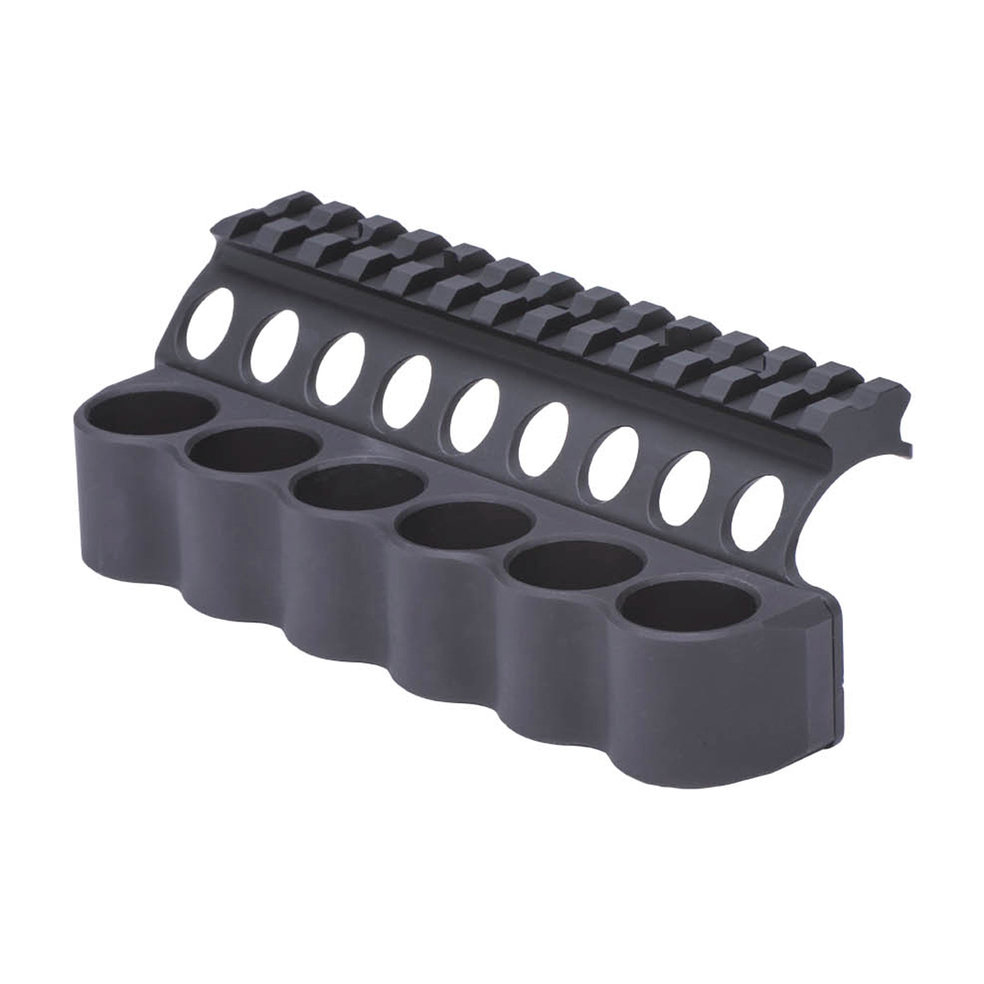 Mesa Tactical SureShell Aluminum Shotshell Carrier with Rail for 6-12 Gauge Shotguns