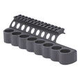 Mesa Tactical SureShell Aluminum Shotshell Carrier with Rail - Black, Part #90890