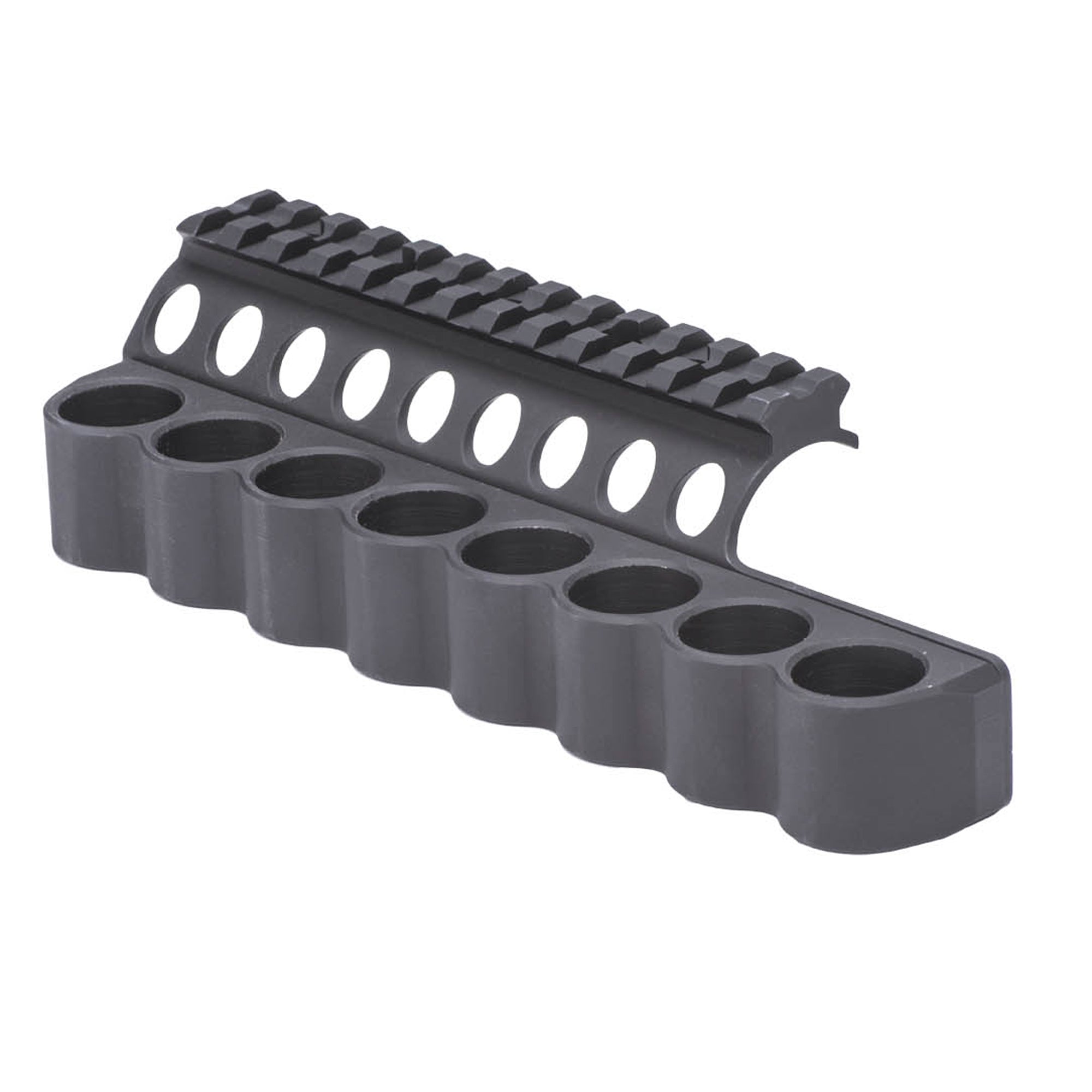 Mesa Tactical SureShell Aluminum Shotshell Carrier with Rail - Black, Part #90890
