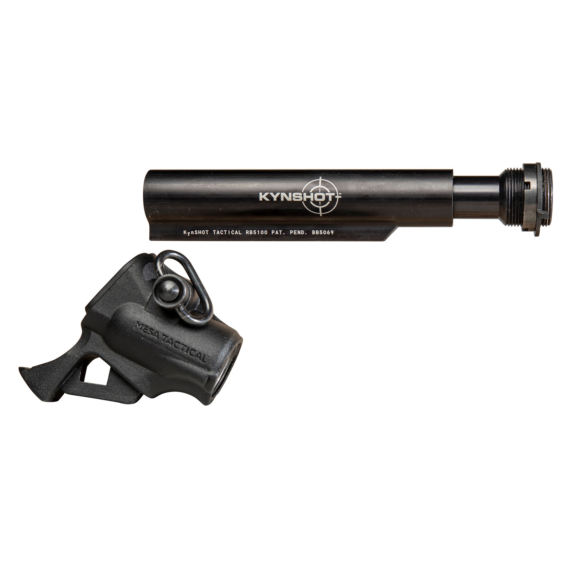 Mesa Tactical LEO Gen II Telescoping Stock Adapter for Remington 870 Shotgun with Hydraulic Recoil Buffer - Black