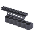 Mesa Tactical SureShell Aluminum Shotshell Carrier with Rail - Black, Part #92010