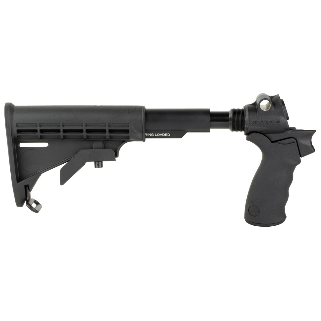 Mesa Tactical LEO Recoil Stock Kit for Mossberg 500 Shotguns with Adjustable AR-Style Stock and Pistol Grip