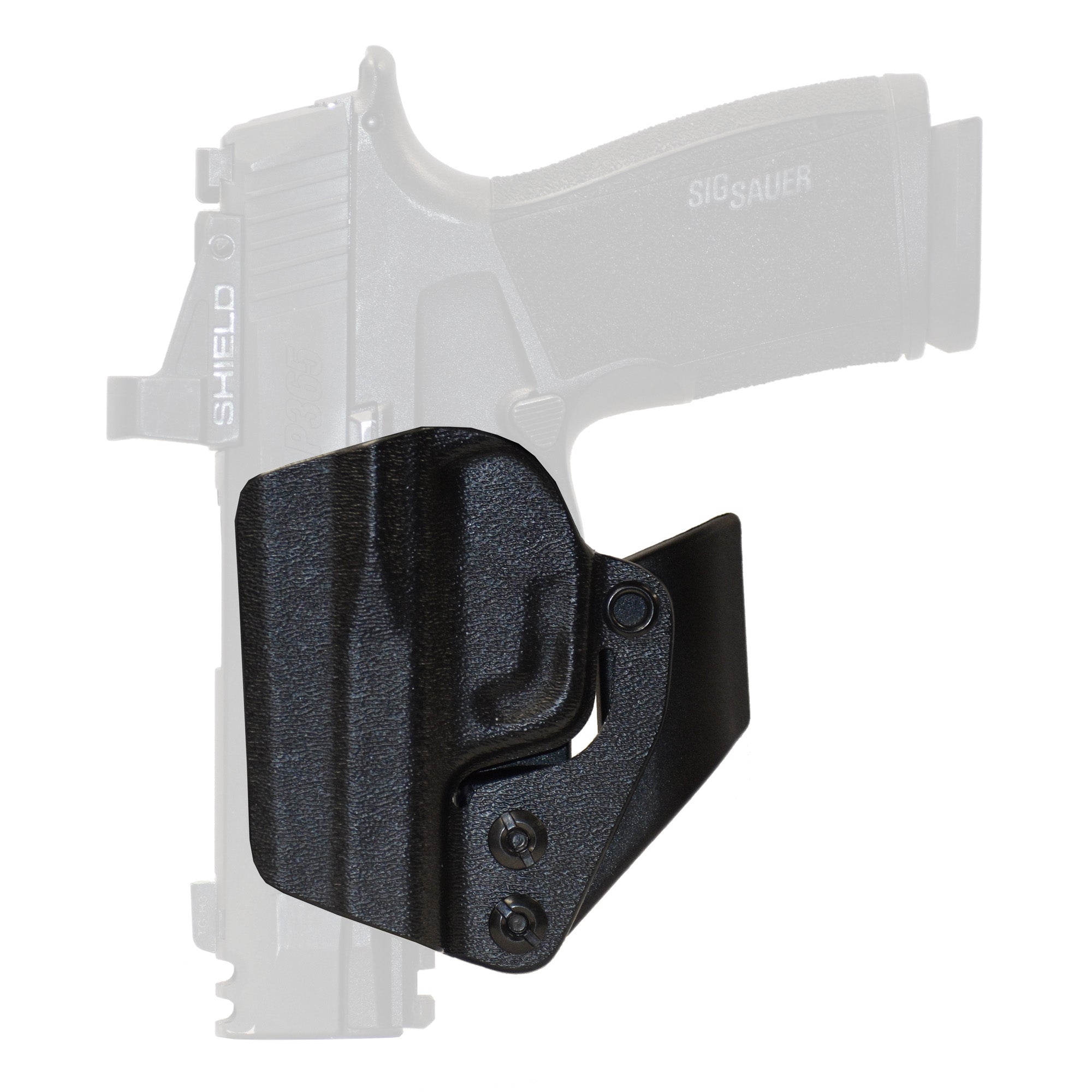 Mission First Tactical Minimalist IWB Holster for P365 XMacro - Ambidextrous Black Boltaron