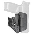 Mission First Tactical Minimalist Inside the Waistband Holster for Concealed Carry - Black Kydex, Ambidextrous Design