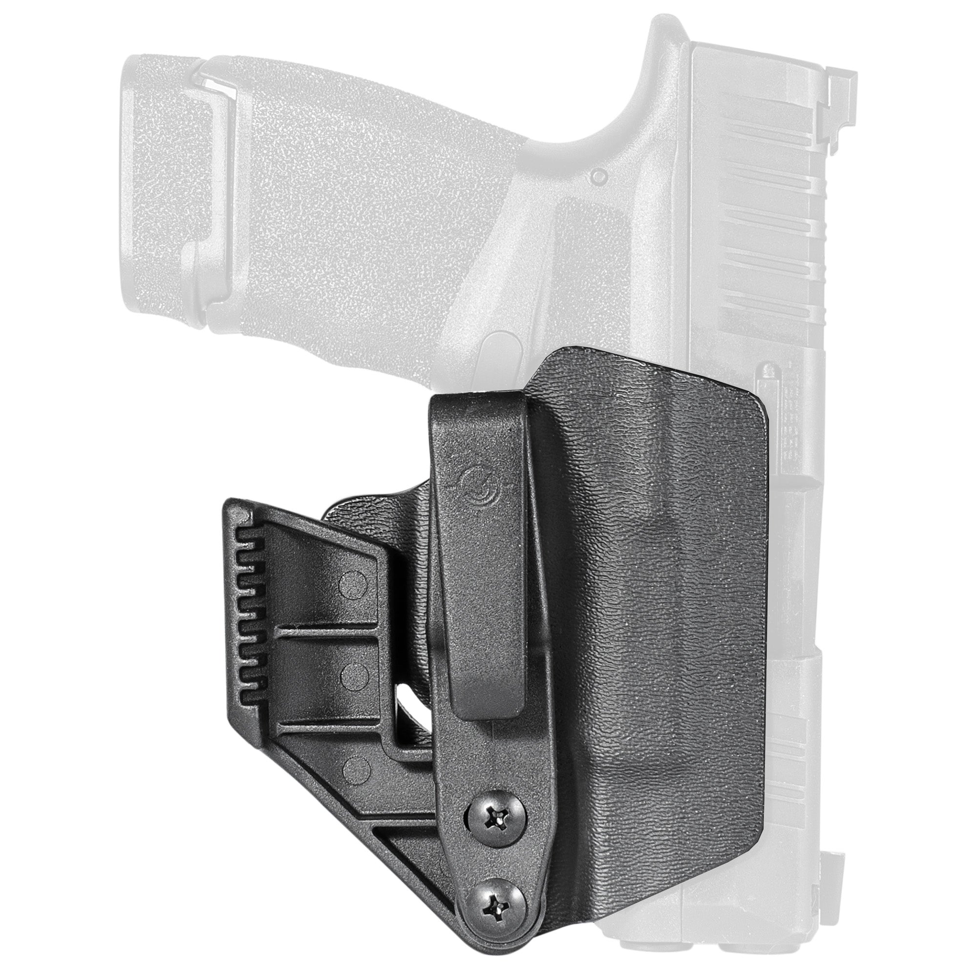 Mission First Tactical Minimalist Inside the Waistband Holster for Concealed Carry - Black Kydex, Ambidextrous Design