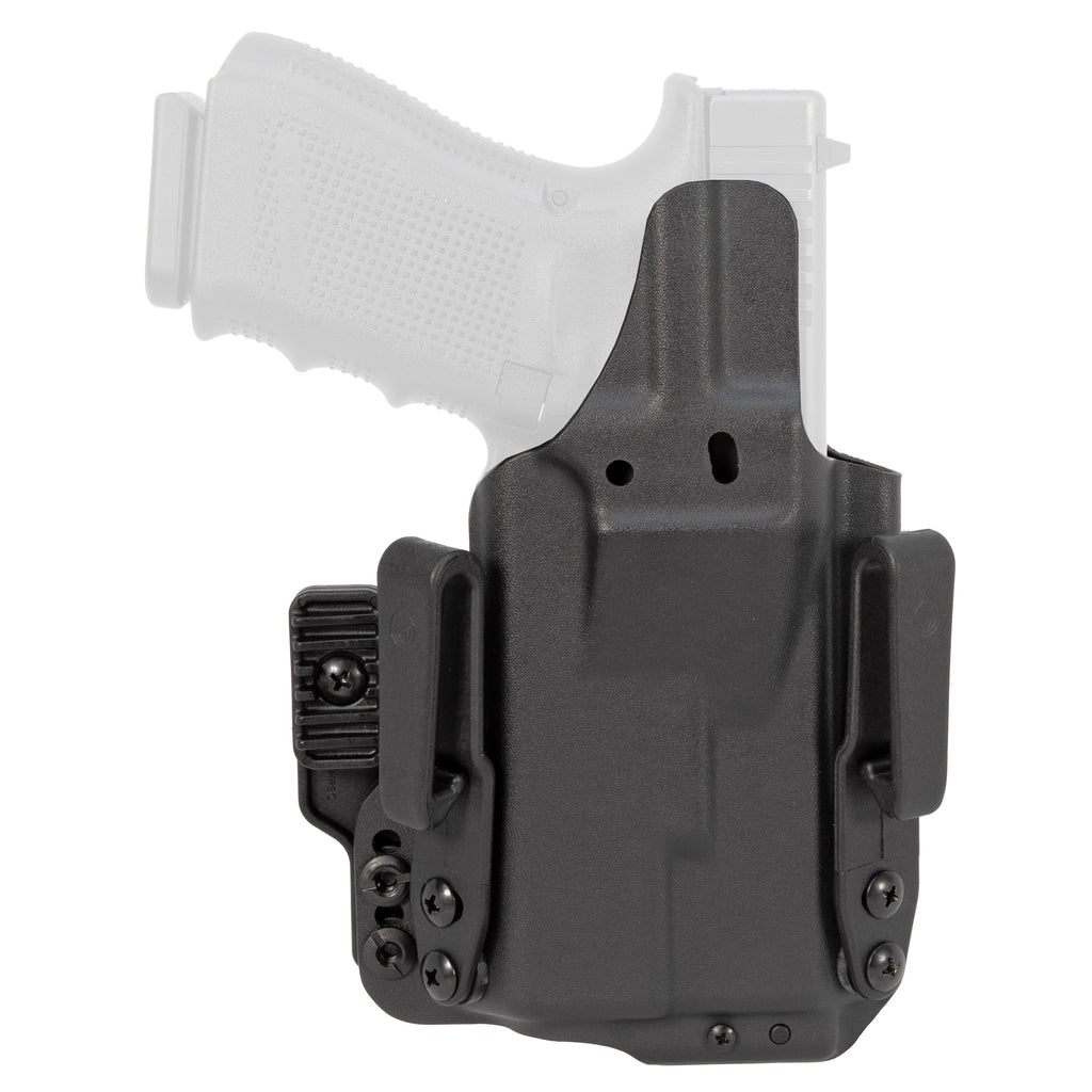 Mission First Tactical H5-GL-1-WL-7 Pro Holster for Glock 19 with TLR7 | Inside & Outside Waistband Convertible IWB Holster