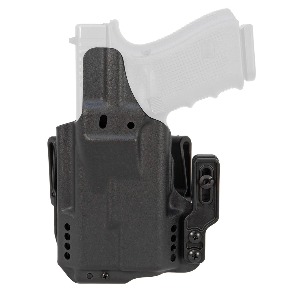 Mission First Tactical H5-GL-1-WL-7 Pro Holster for Glock 19 with TLR7 | Inside & Outside Waistband Convertible IWB Holster