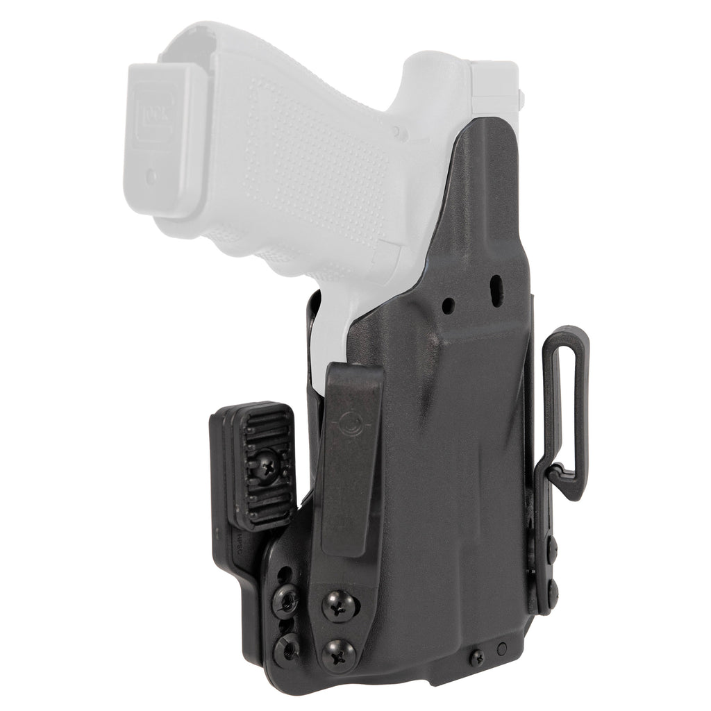 Mission First Tactical H5-GL-1-WL-7 Pro Holster for Glock 19 with TLR7 | Inside & Outside Waistband Convertible IWB Holster