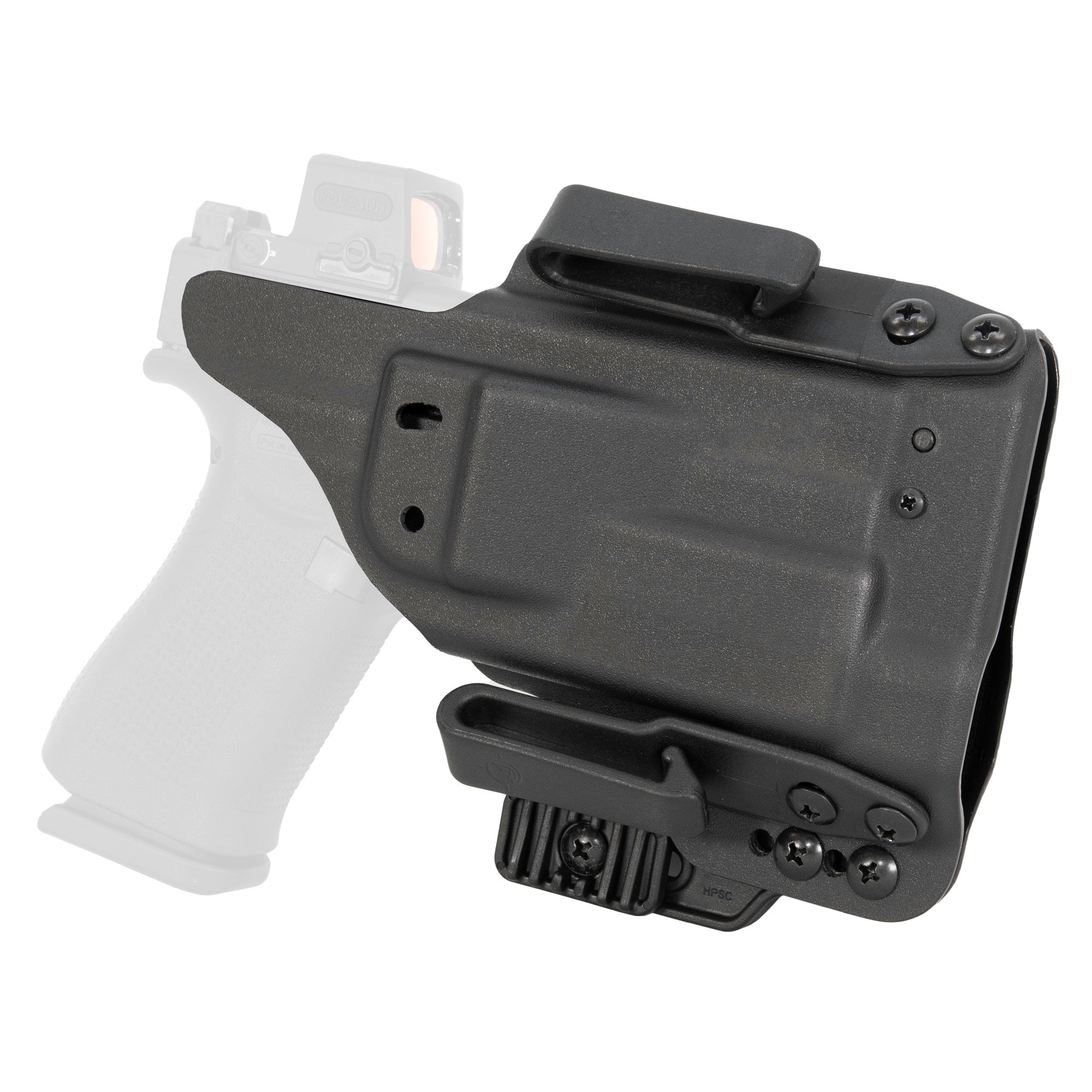 Mission First Tactical MFT Pro Holster for Glock 43X with TLR7S – Inside Waistband and Appendix Carry, Ambidextrous Kydex Holster