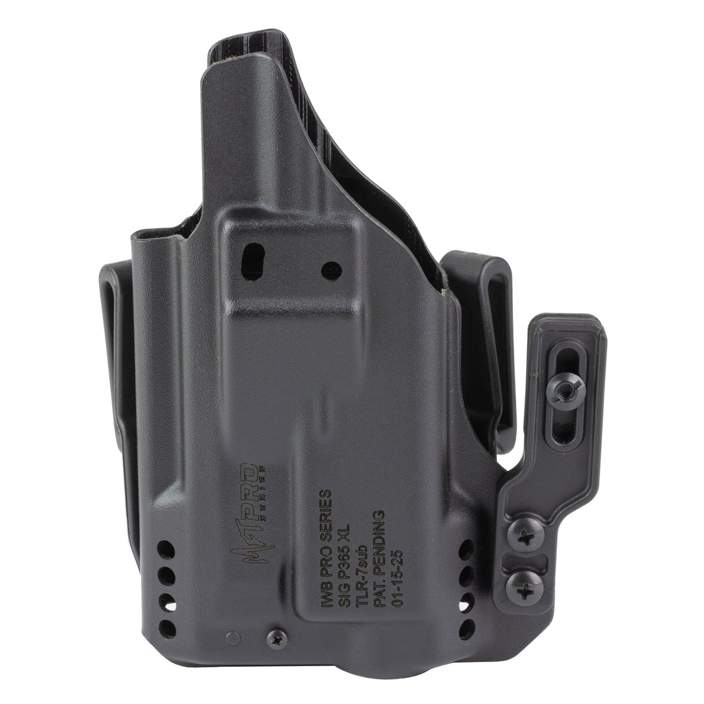 Mission First Tactical H5-SIG-3-WL7 Pro Series IWB Holster for Sig P365XL with TLR7 – Ambidextrous Kydex Carry Solution