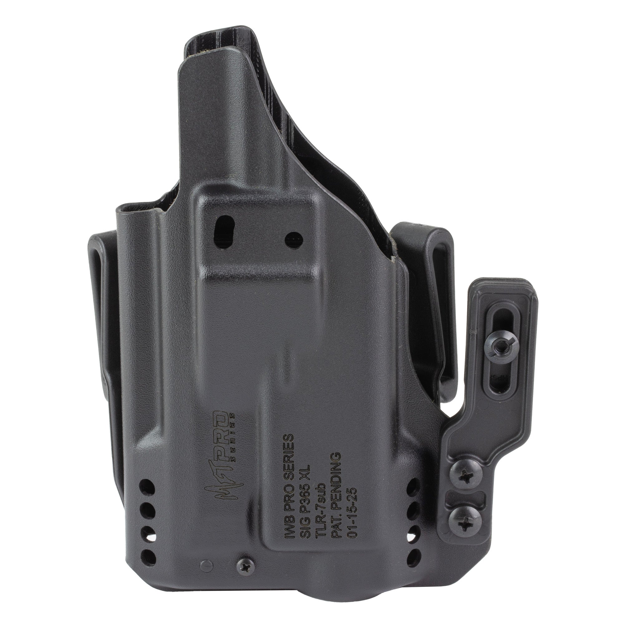 Mission First Tactical H5-SIG-3-WL7 Pro Series IWB Holster for Sig P365XL with TLR7 – Ambidextrous Kydex Carry Solution
