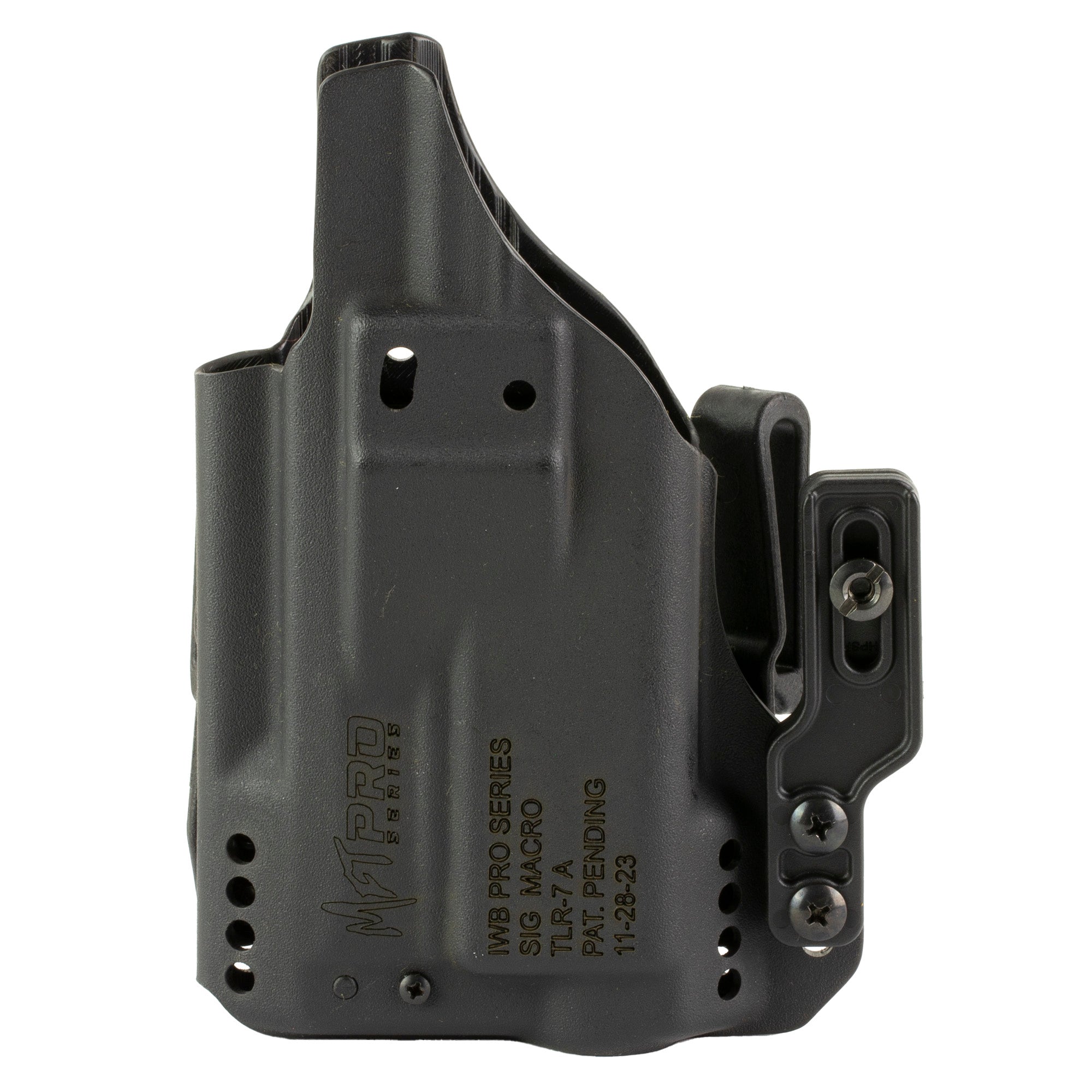 Mission First Tactical Pro Holster for Sig P365-XMacro with TLR-7, Inside & Outside Waistband Convertible, Ambidextrous Kydex Holster