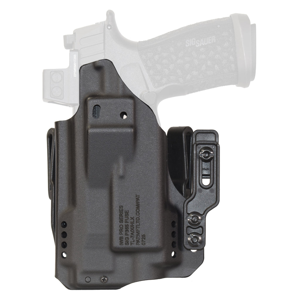 Mission First Tactical MFT Pro Holster for Sig Sauer P365 with TLR-7 – Ambidextrous Inside Waistband Kydex Holster