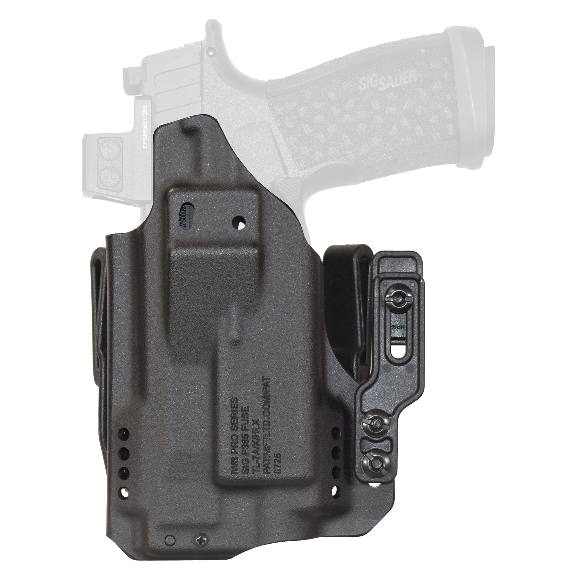Mission First Tactical MFT Pro Holster for Sig Sauer P365 with TLR-7 – Ambidextrous Inside Waistband Kydex Holster