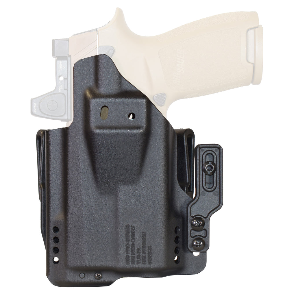 Mission First Tactical H5-SIG-9-WL-7 Pro Series IWB Holster for Sig Sauer P320 X Carry with TLR7, Ambidextrous Kydex Black