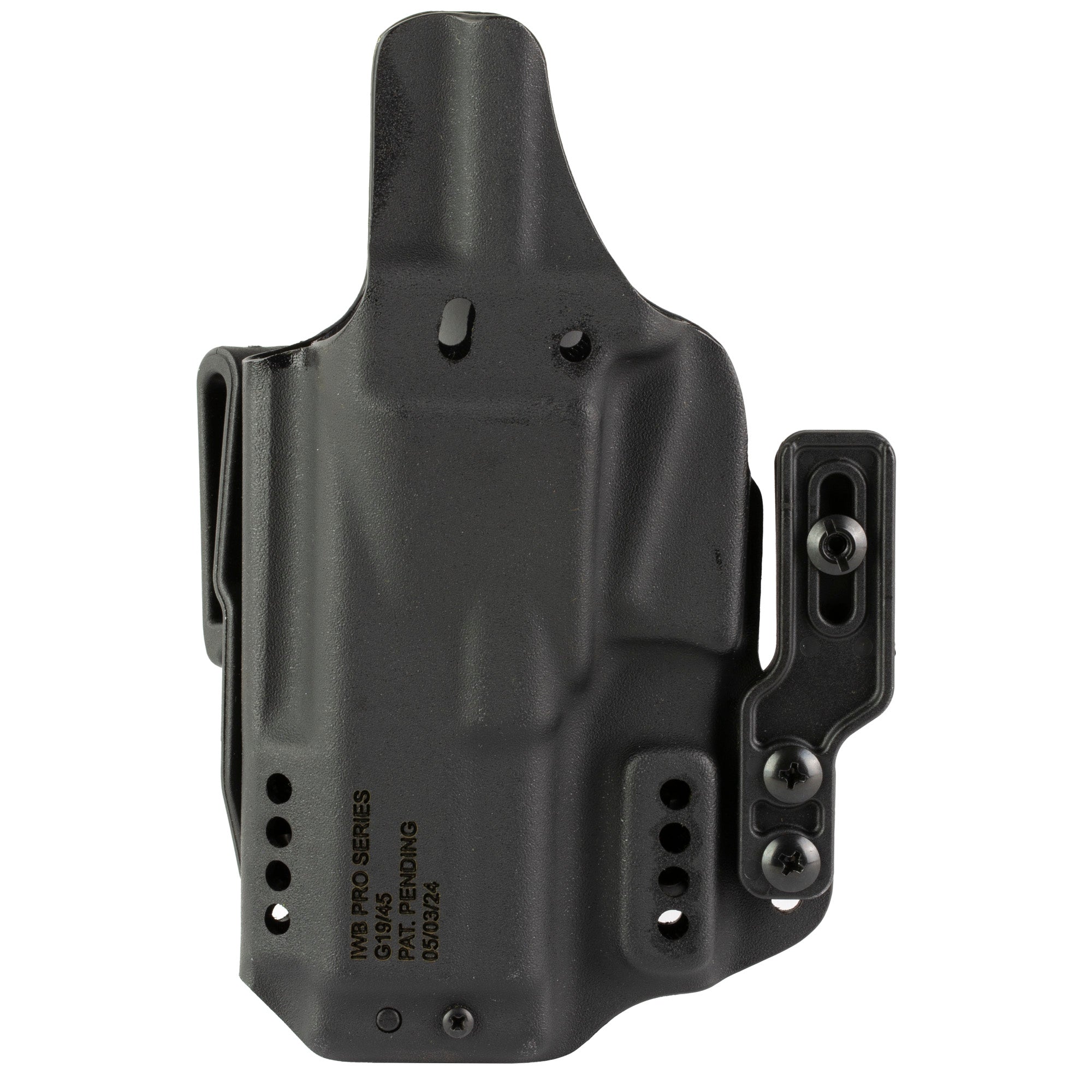 Mission First Tactical MFT Pro Holster for Glock 19 IWB - Ambidextrous Kydex Inside Waistband Concealed Carry Holster