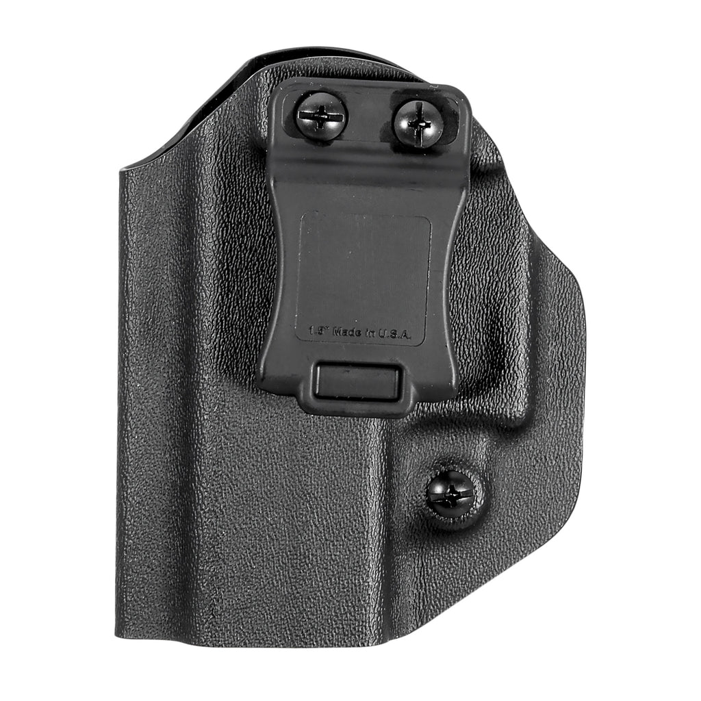 Mission First Tactical HGL43AIWBA-BL Kydex Inside Waistband Holster for Glock 43, Ambidextrous Black