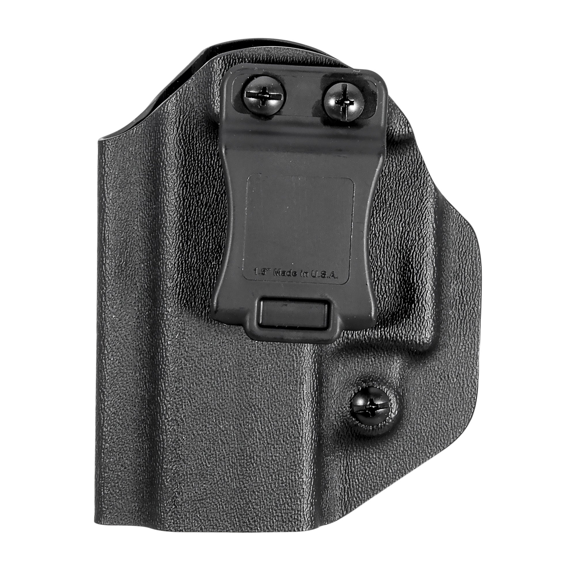 Mission First Tactical HGL43AIWBA-BL Kydex Inside Waistband Holster for Glock 43, Ambidextrous Black