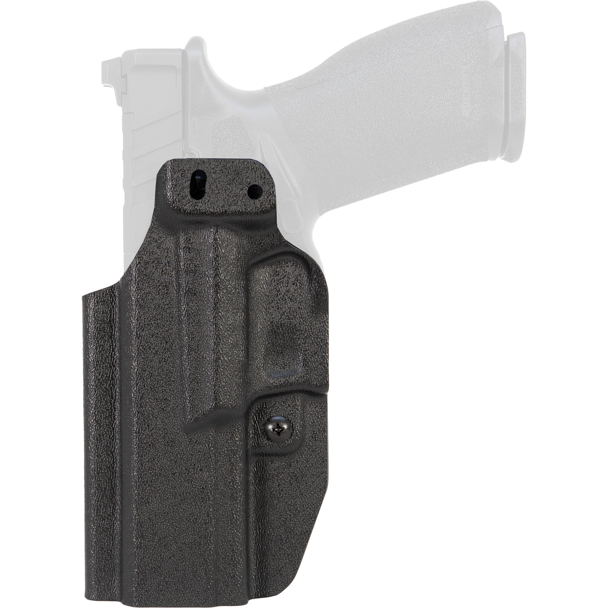 Mission First Tactical Minimalist AIWB Holster - Black Kydex for Concealed and Open Carry