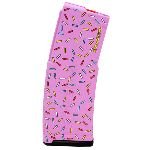 Amend2 AR-15 5.56x45 NATO 30-Round Pink Magazine - Part #AM556SPRINKLE30