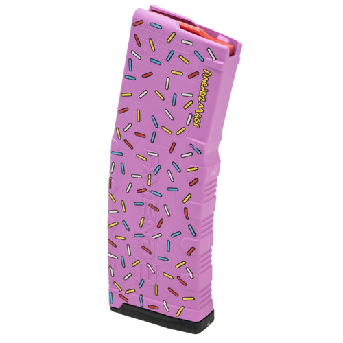 Amend2 AR-15 5.56x45 NATO 30-Round Pink Magazine - Part #AM556SPRINKLE30