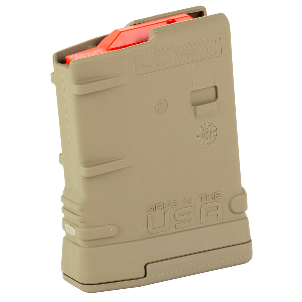 Amend2 Mod 2 7.62x51mm SR-25 / AR10 Magazine - 10 Rounds, Flat Dark Earth