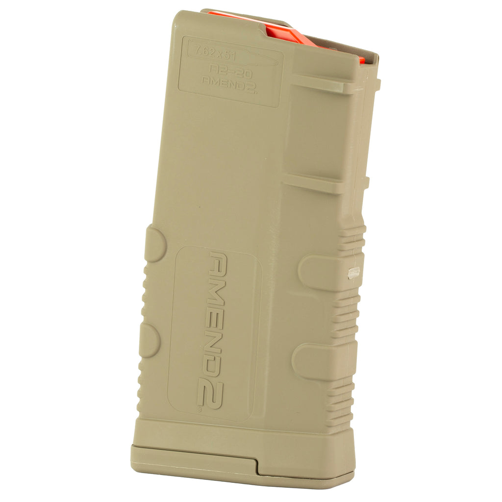 Amend2 Mod 2 7.62x51 SR-25 Magazine – 20 Round Capacity in Flat Dark Earth