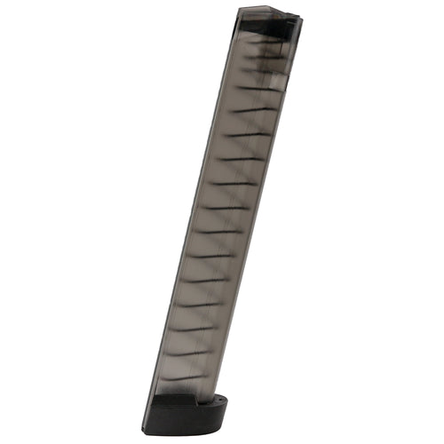 Amend2 34-Round 9mm Magazine for GLOCK Pattern Firearms - Translucent Smoke