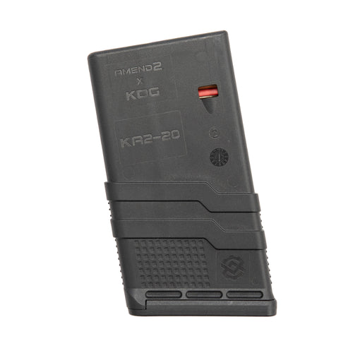 Amend2 SCAR 17 20-Round Magazine in Black - Part AMSCARMOD3BLK20