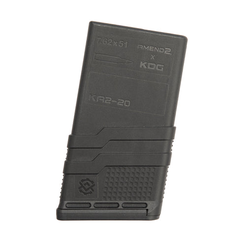 Amend2 SCAR 17 20-Round Magazine in Black - Part AMSCARMOD3BLK20