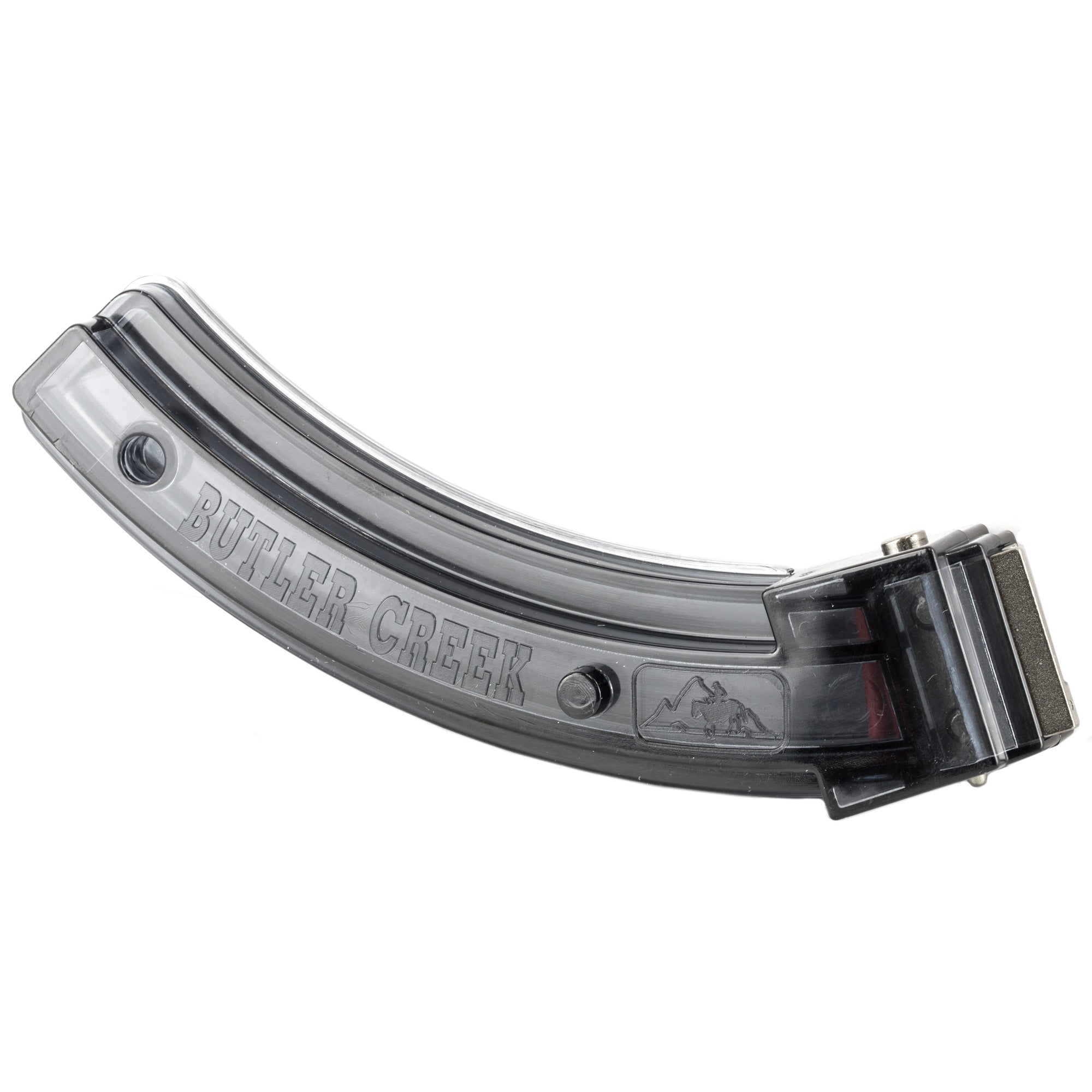 Butler Creek 10/22 Polymer Magazine with Stainless Steel Feed Lips, 25 Rounds, Smoke Gray