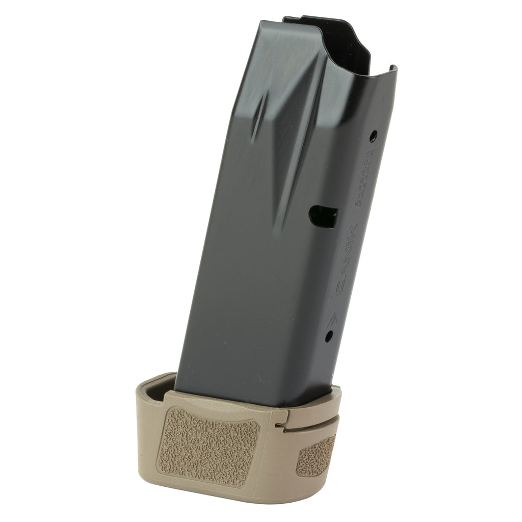 Canik MAG CENT ARMS MC9 15-Round 9mm Magazine – Durable Steel Construction, Black and Flat Dark Earth