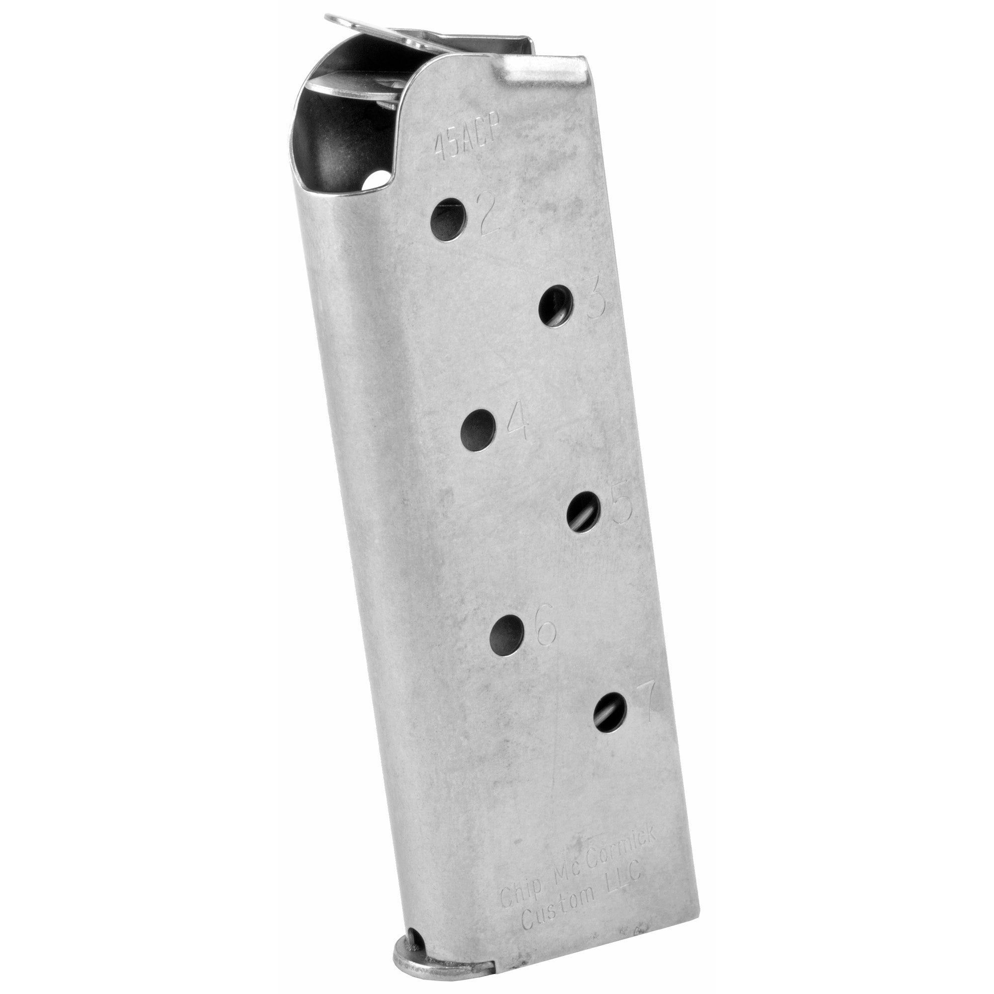 CMC Products Match Grade 1911 Magazine for .45 ACP, 7 Rounds, Stainless Steel