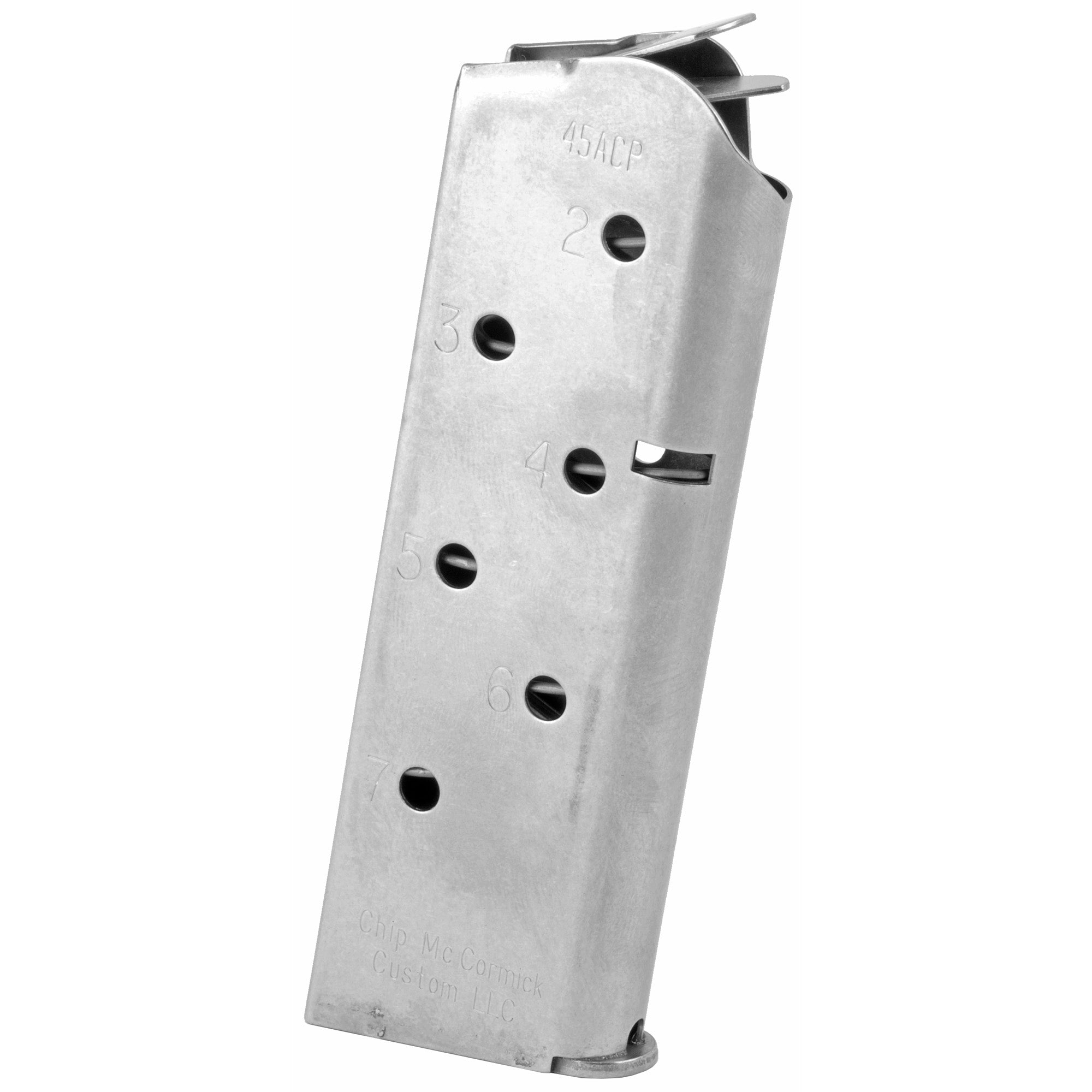 CMC Products Match Grade 1911 Magazine for .45 ACP, 7 Rounds, Stainless Steel