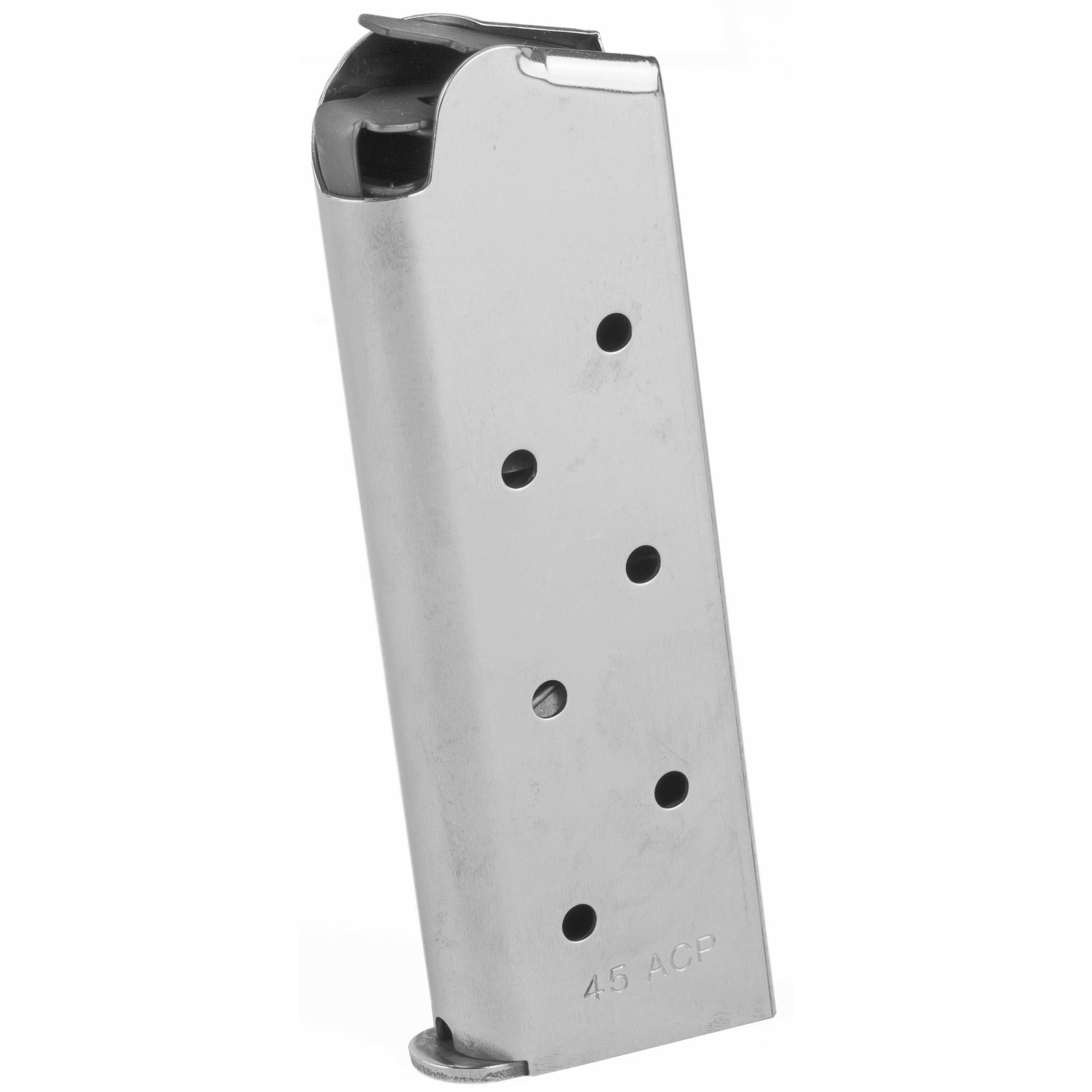 Colt's Manufacturing Mag Colt Defender Officer 45 ACP 7-Round Silver Magazine