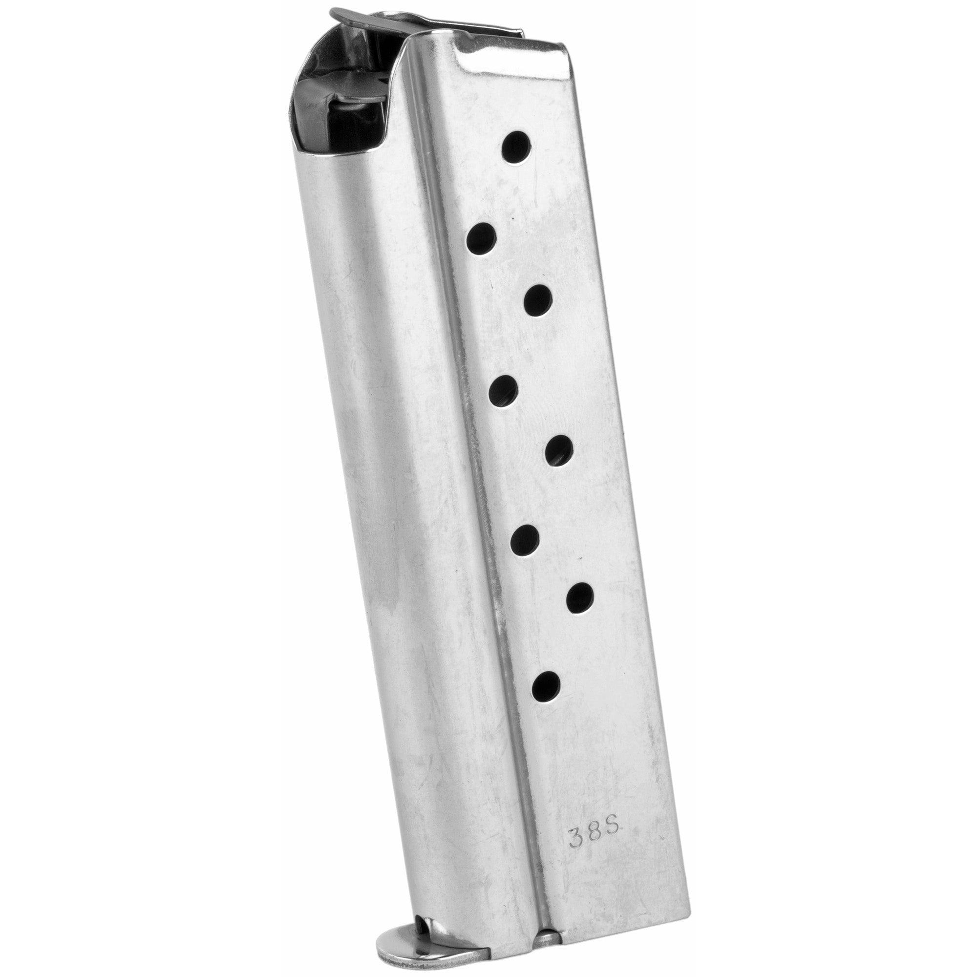 Ed Brown MAG ED BROWN 38 Super 9-Round Magazine in Silver