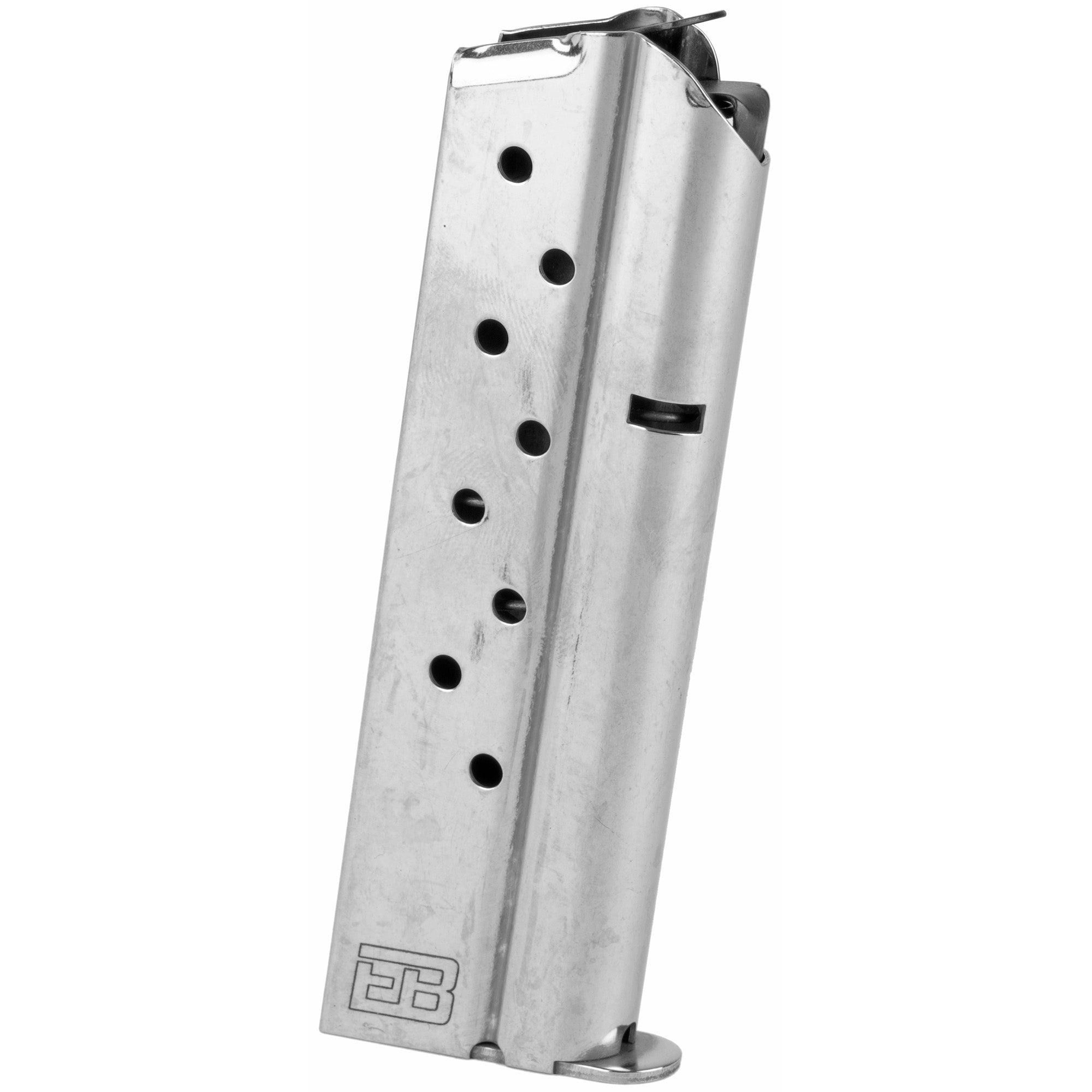 Ed Brown MAG ED BROWN 38 Super 9-Round Magazine in Silver