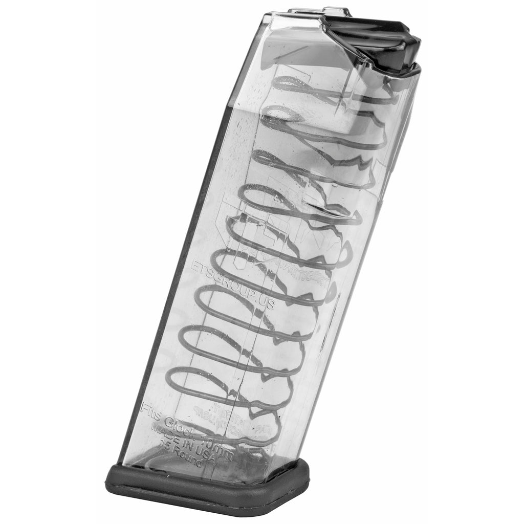 Elite Tactical Systems Group ETS GLK-20 10mm 15-Round Clear Magazine