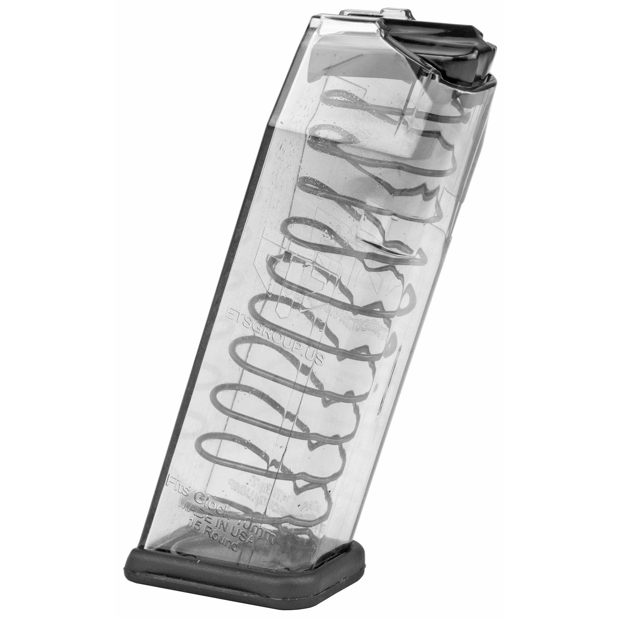 Elite Tactical Systems Group ETS GLK-20 10mm 15-Round Clear Magazine