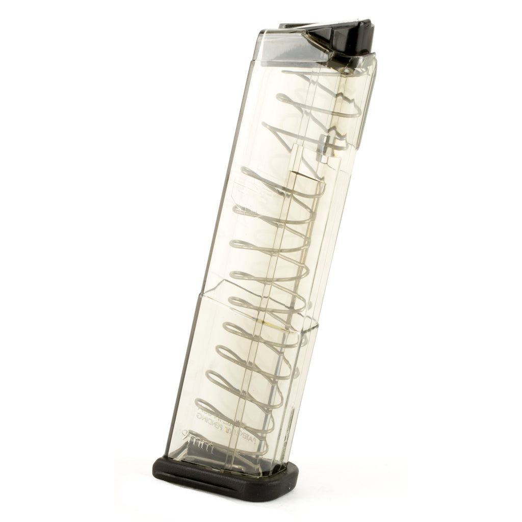 Elite Tactical Systems Group ETS Mag for Glock 43 9mm, 12-Round Capacity, Clear Polymer Magazine