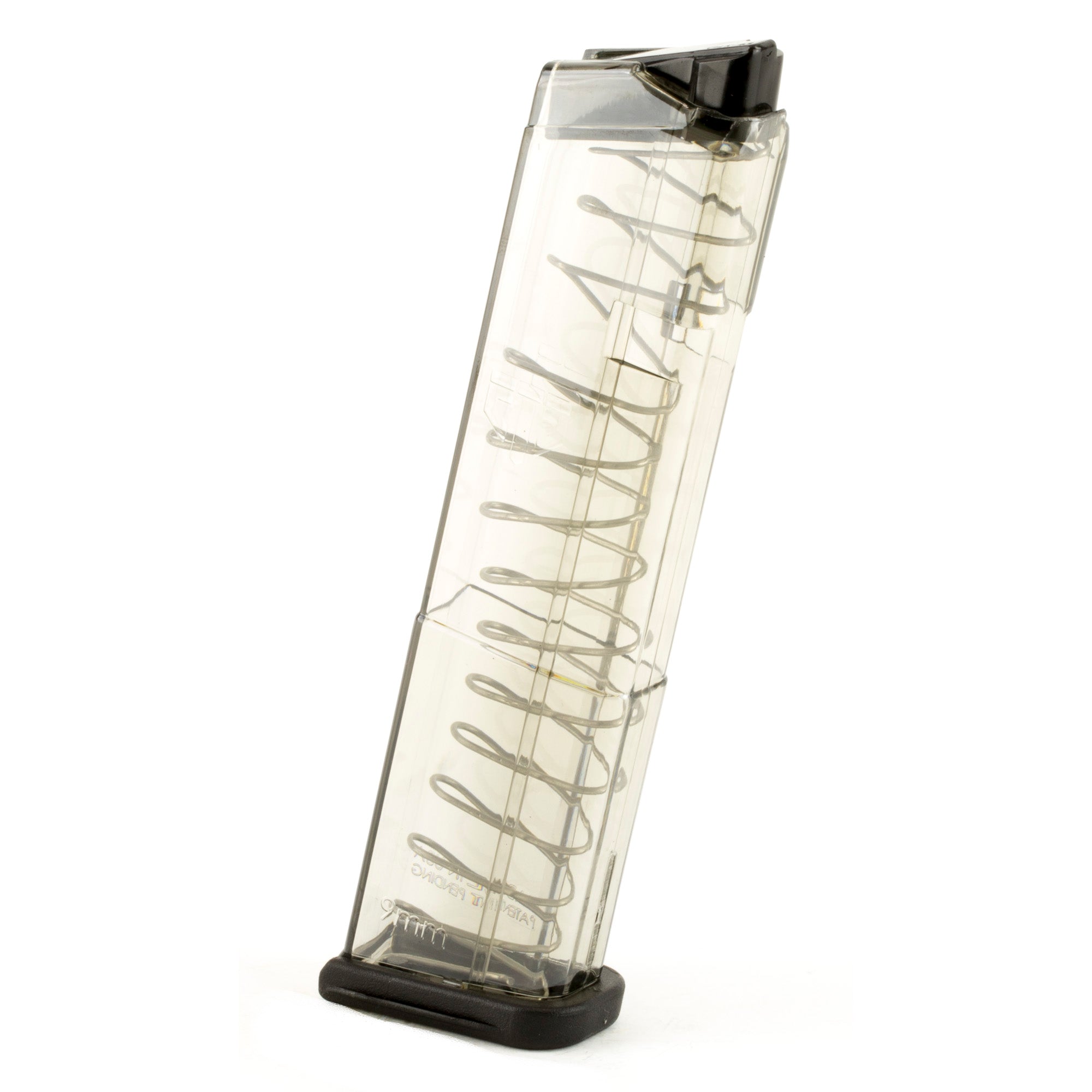 Elite Tactical Systems Group ETS Mag for Glock 43 9mm, 12-Round Capacity, Clear Polymer Magazine