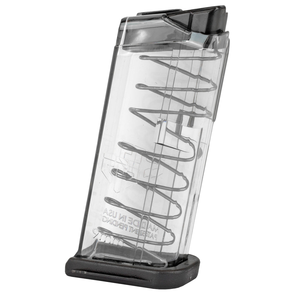 Elite Tactical Systems Group ETS MAG for Glock 43 9mm 7-Round Magazine, Clear